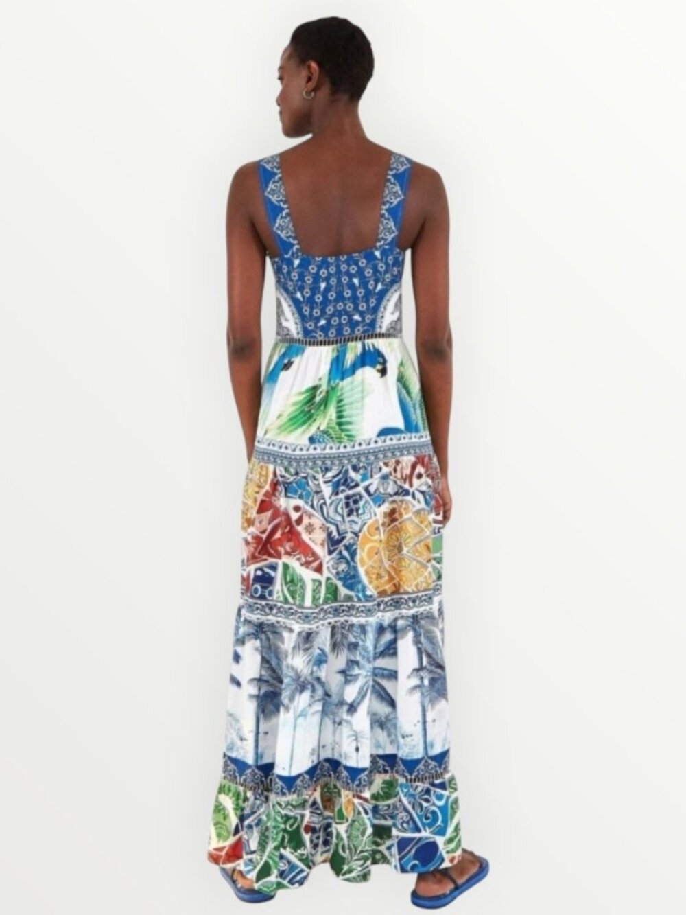 FARM Rio Valeria Tiered Maxi Dress - Picture 4 of 10